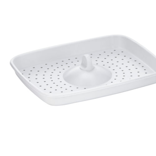 reserveonderdeel voor bokashi compostvat - wit zeefrooster